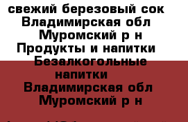 свежий березовый сок - Владимирская обл., Муромский р-н Продукты и напитки » Безалкогольные напитки   . Владимирская обл.,Муромский р-н